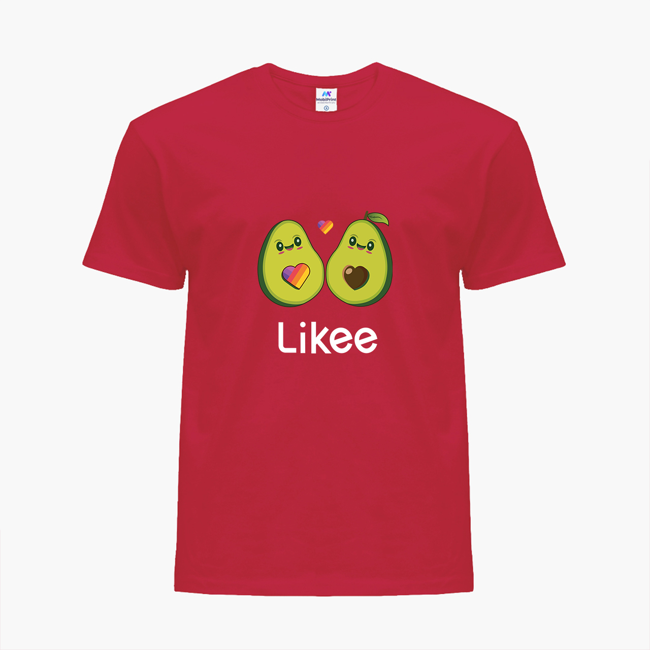 

Детская футболка для девочек Лайк Авокадо (Likee Avocado) (25186-1031-5) 146-152 см Хлопок Красный