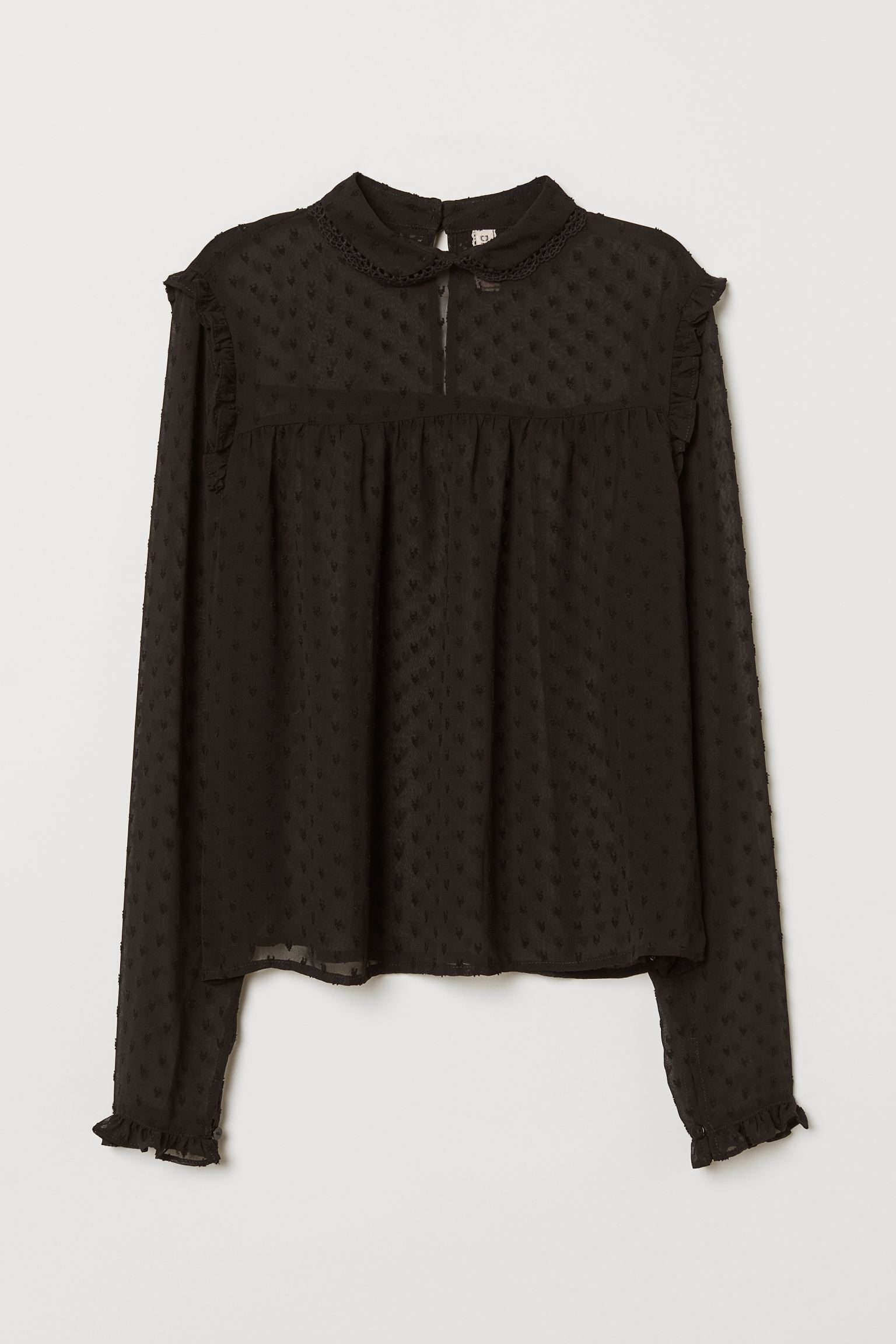 

Блуза H&M  черный 14126777378, Блуза H&M 40 черный 14126777378