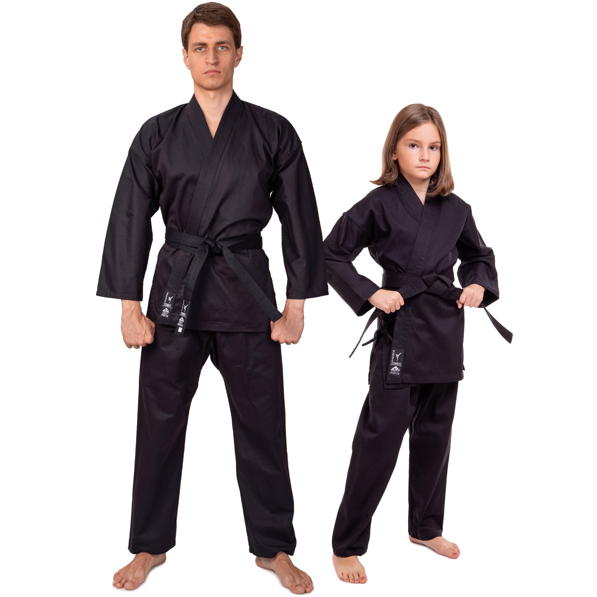 

Кимоно для каратэ MATSA MA-0017 160 см черный