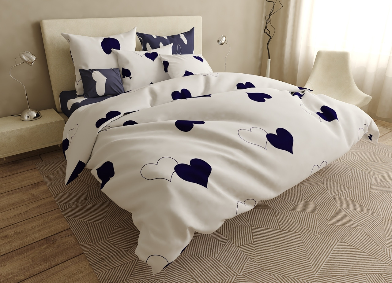

Постельное белье полуторное 150*220 ранфорс Sleep Well