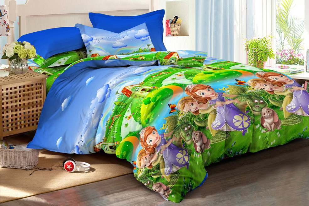 

Детский комплект постельного белья 150*220 хлопок Sleep Well