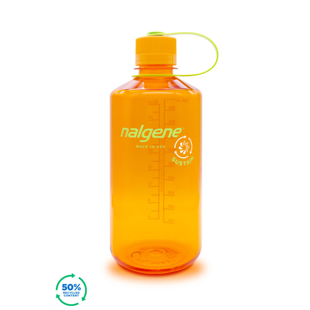 

Бутылка для воды Nalgene Narrow Mouth Sustain Water Bottle 0.95L Clementine 950 мл (NLG 2020-1332)