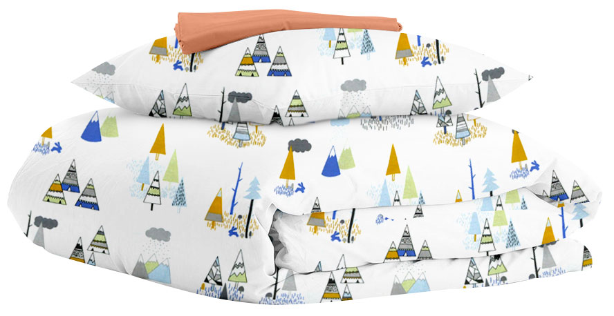 

Комплект постельного белья Cosas Wigwam Forest Terrakot 160х220