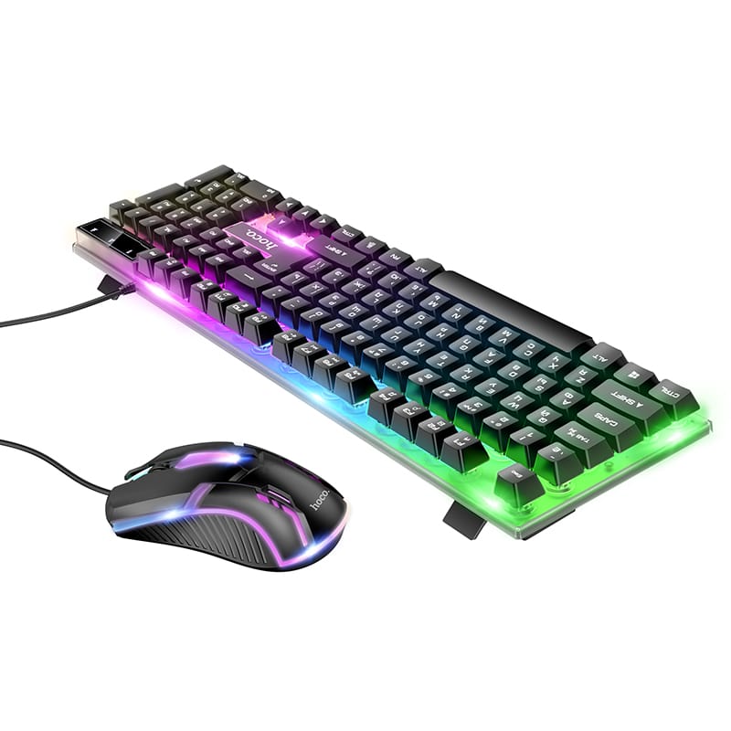 Игровая светящаяся клавиатура+мышь Hoco GM11 – низкие цены, кредит ...