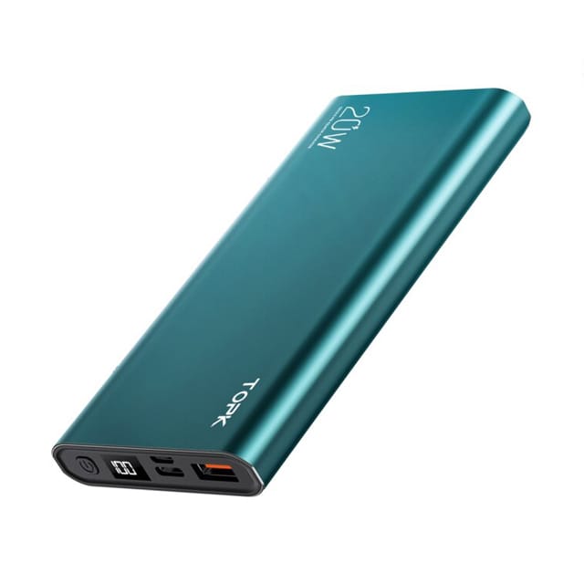 

УМБ Павербанк TOPK I1007P 10000 mAh QC/PD 20W Green