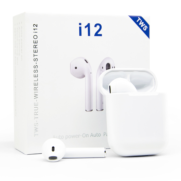 

Беспроводные сенсорные наушники i12 TWS White