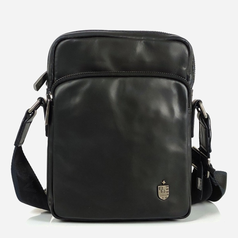 

Мужская сумка кожаная RoyalBag RB-S-JMD10-168A Черная