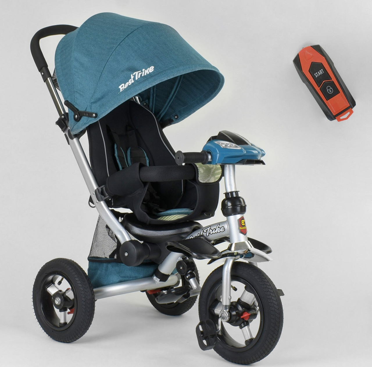 

Велосипед детский трехколесный Best Trike 698 / 30-505 бирюзовый
