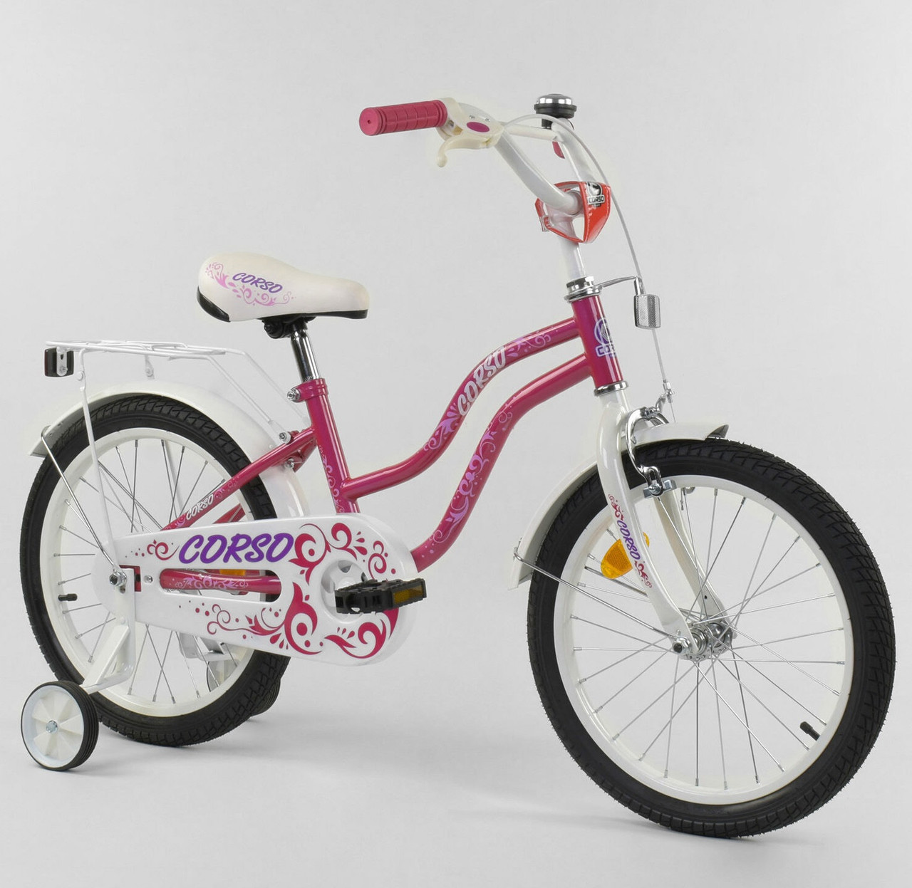 

Велосипед детский CORSO 18" розовый Т-28821