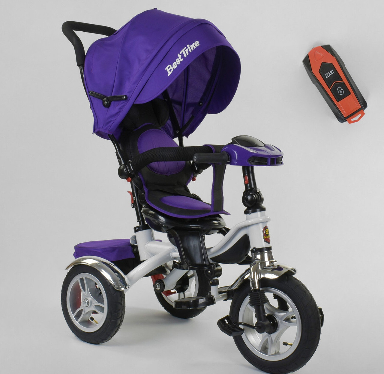 

Велосипед трехколесный с музыкальной панелью Best Trike 5890 / 85-975 фиолетовый