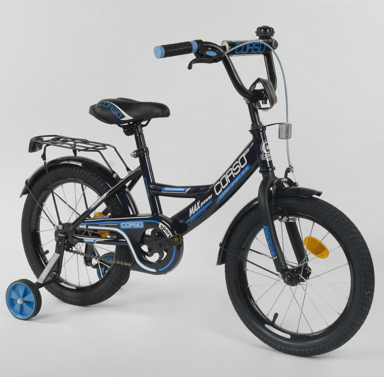 

Велосипед детский CORSO 16" синий CL-16 P 6633