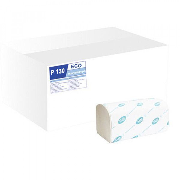 

Рушники паперові ECO Tischa Papier білі двошарові