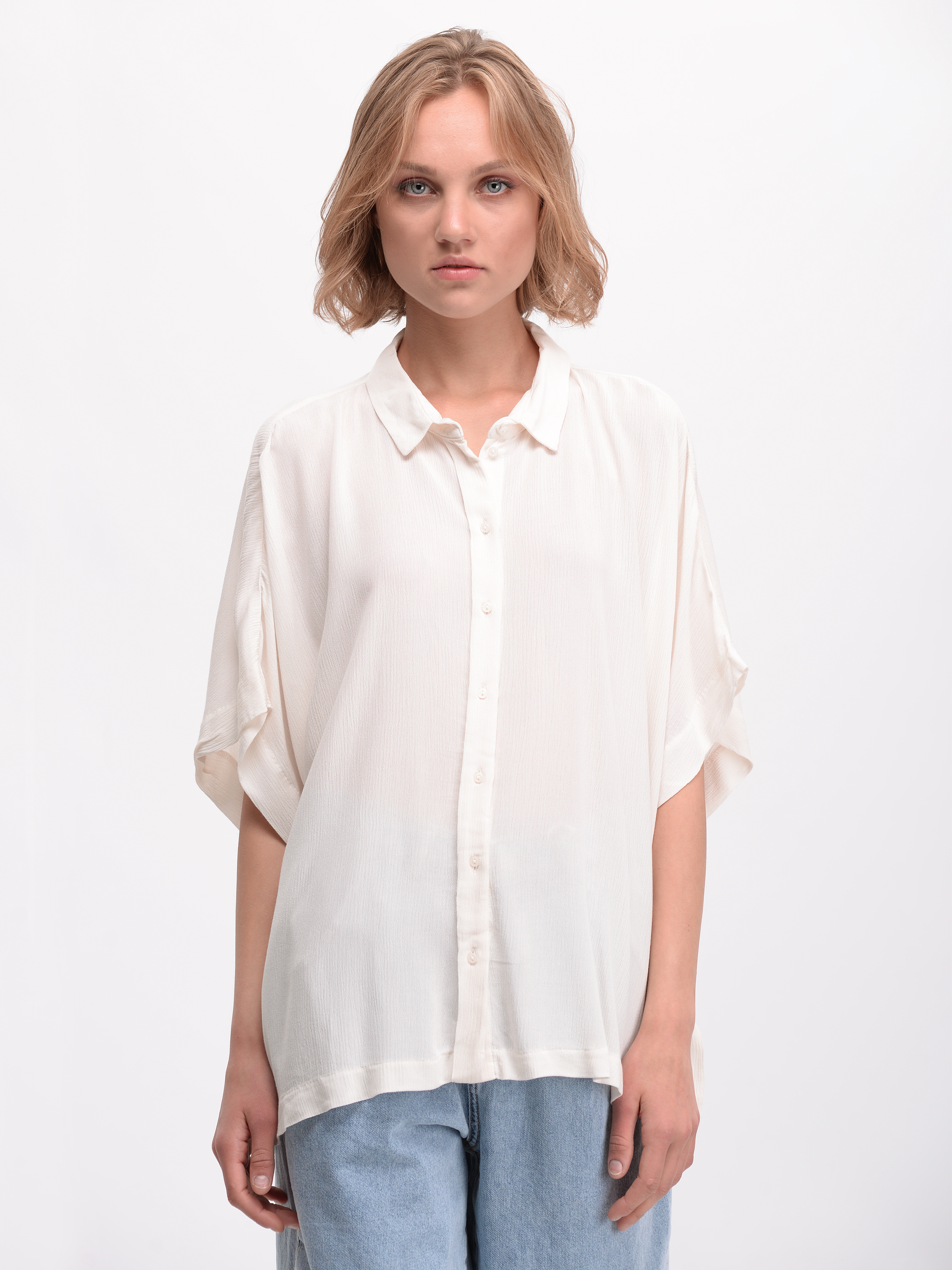 

Блузка H&M 3hm06110272 44 Молочная