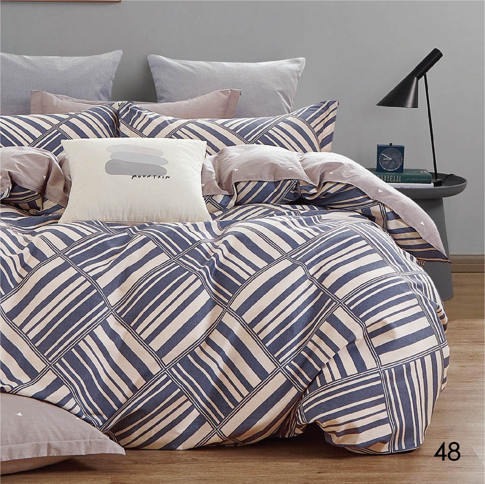 

Комплект постельного белья Isleep полуторный Сатин Twill 48