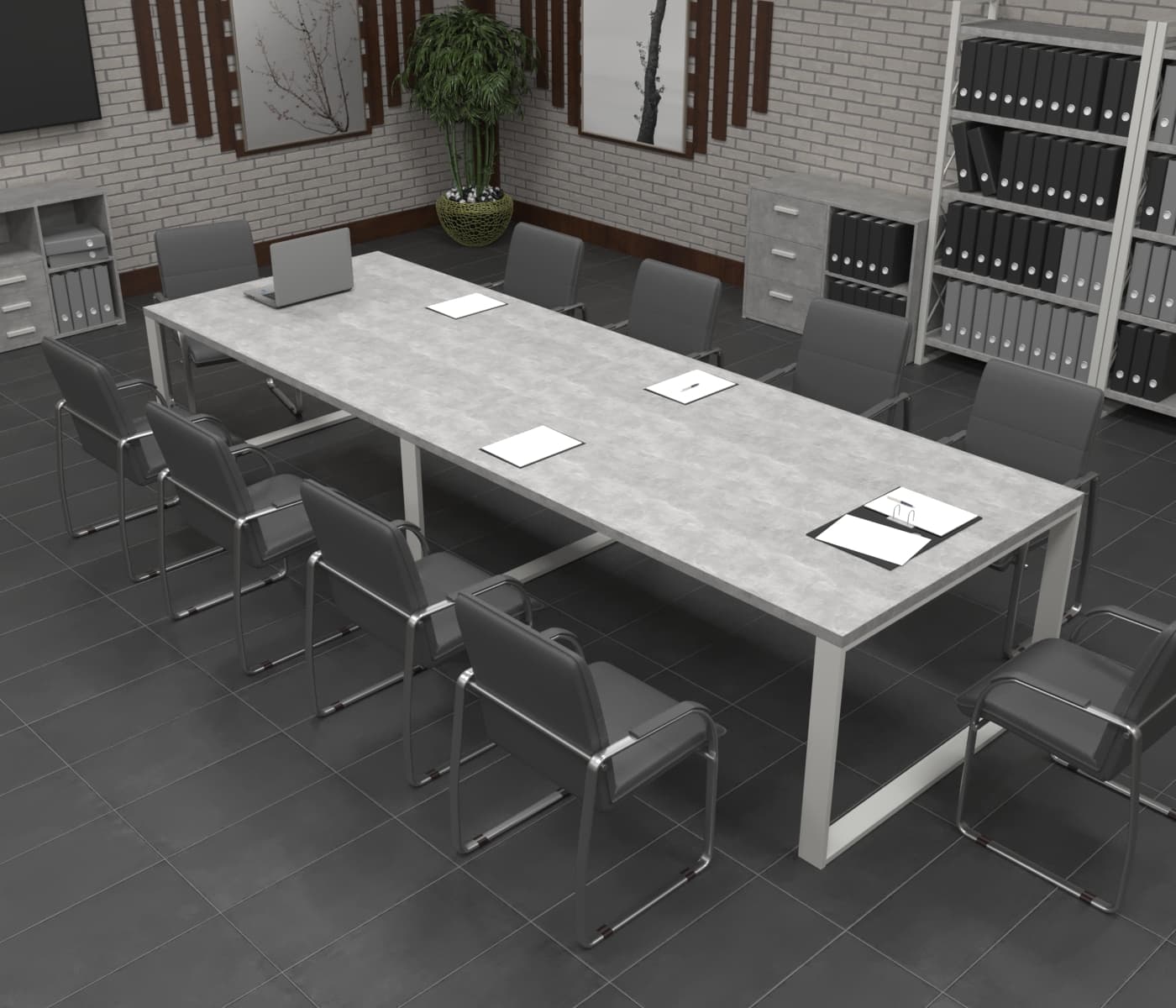 

Стол для переговоров Mister Loft Аскольд BL 140500