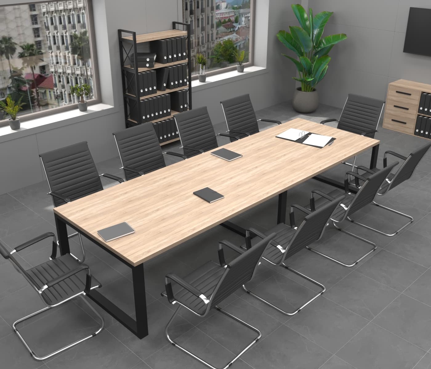 

Стол для переговоров Mister Loft Дрезден BL 140550