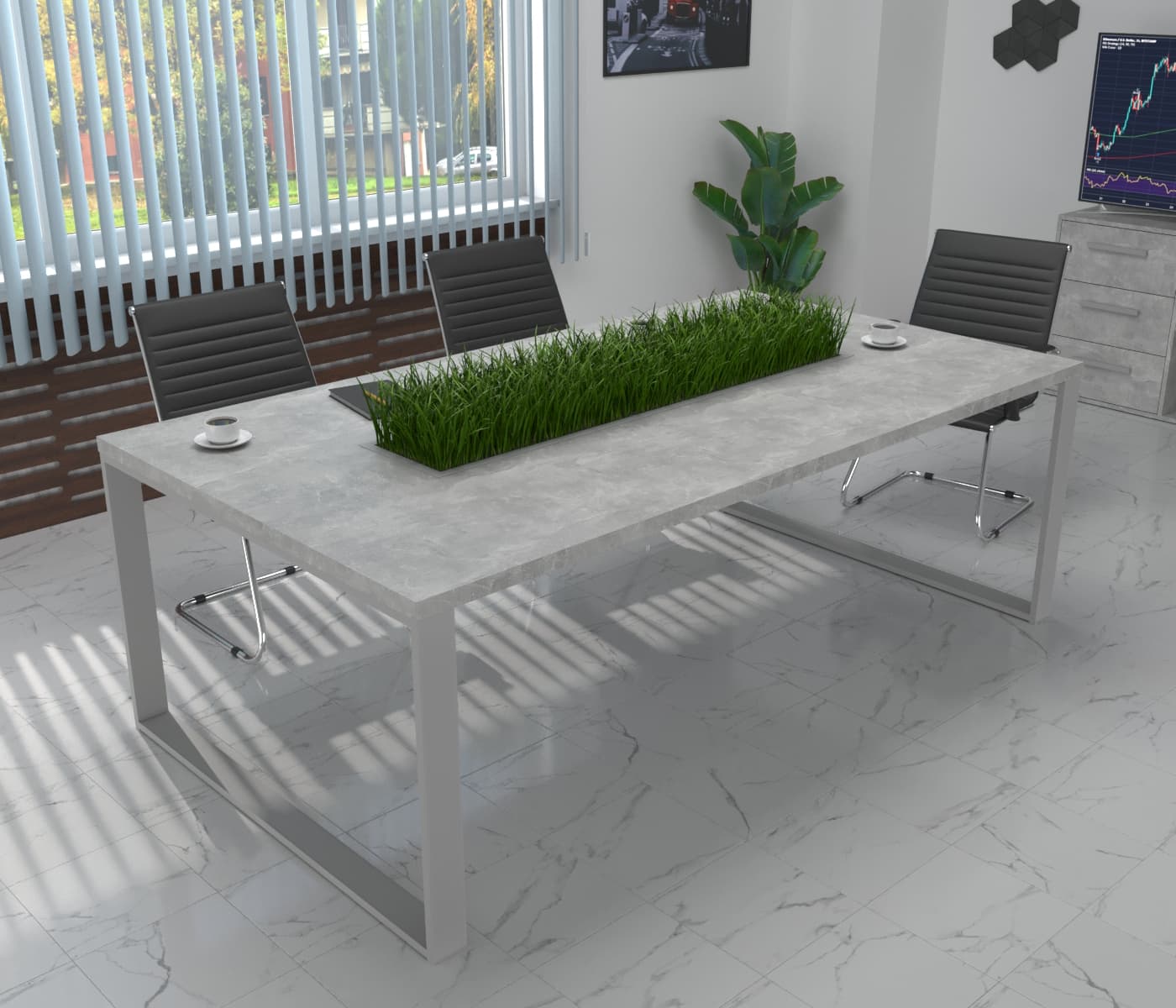 

Стол для переговоров Mister Loft Брюсель Green Line 90275