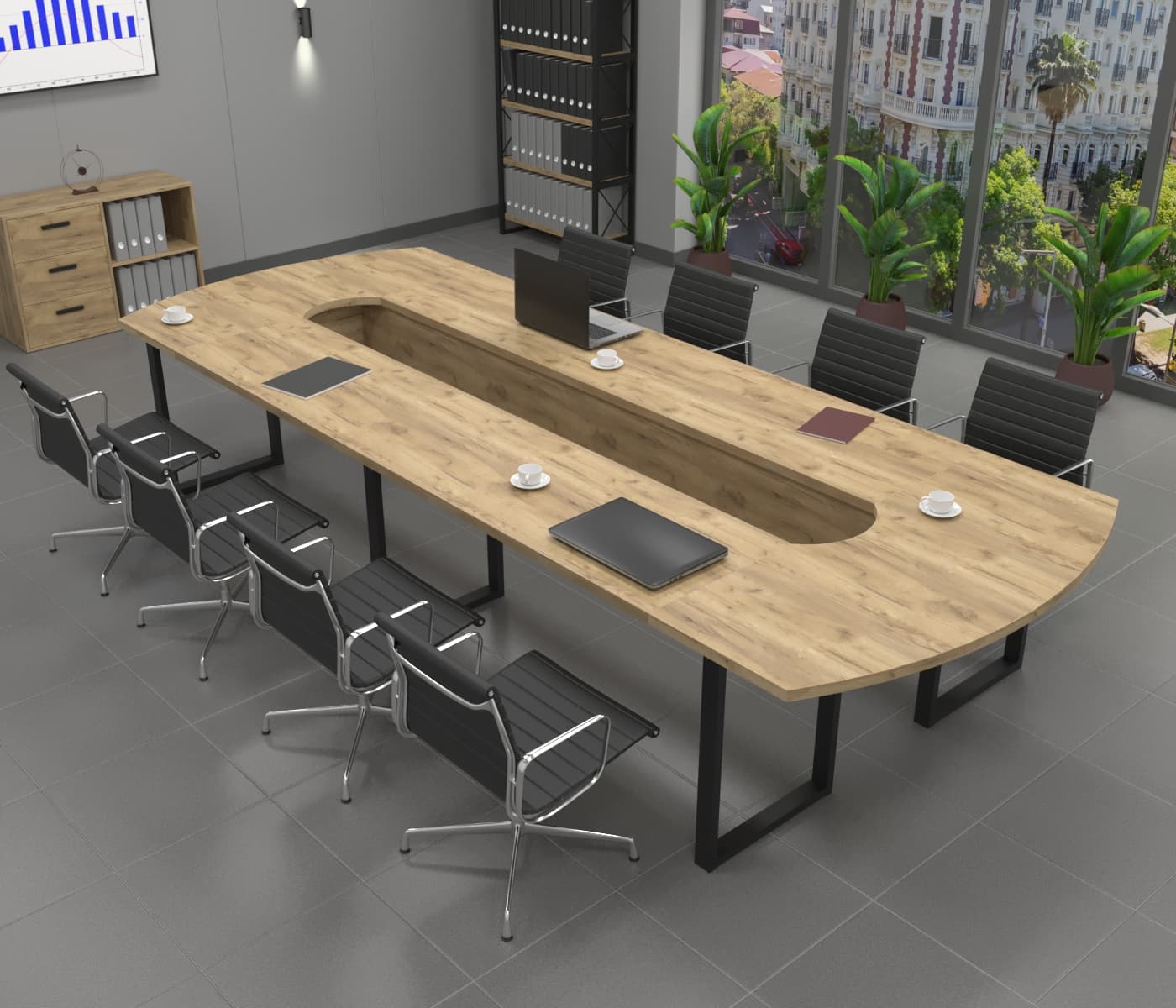 

Стол для переговоров Mister Loft Атлант BL 160260