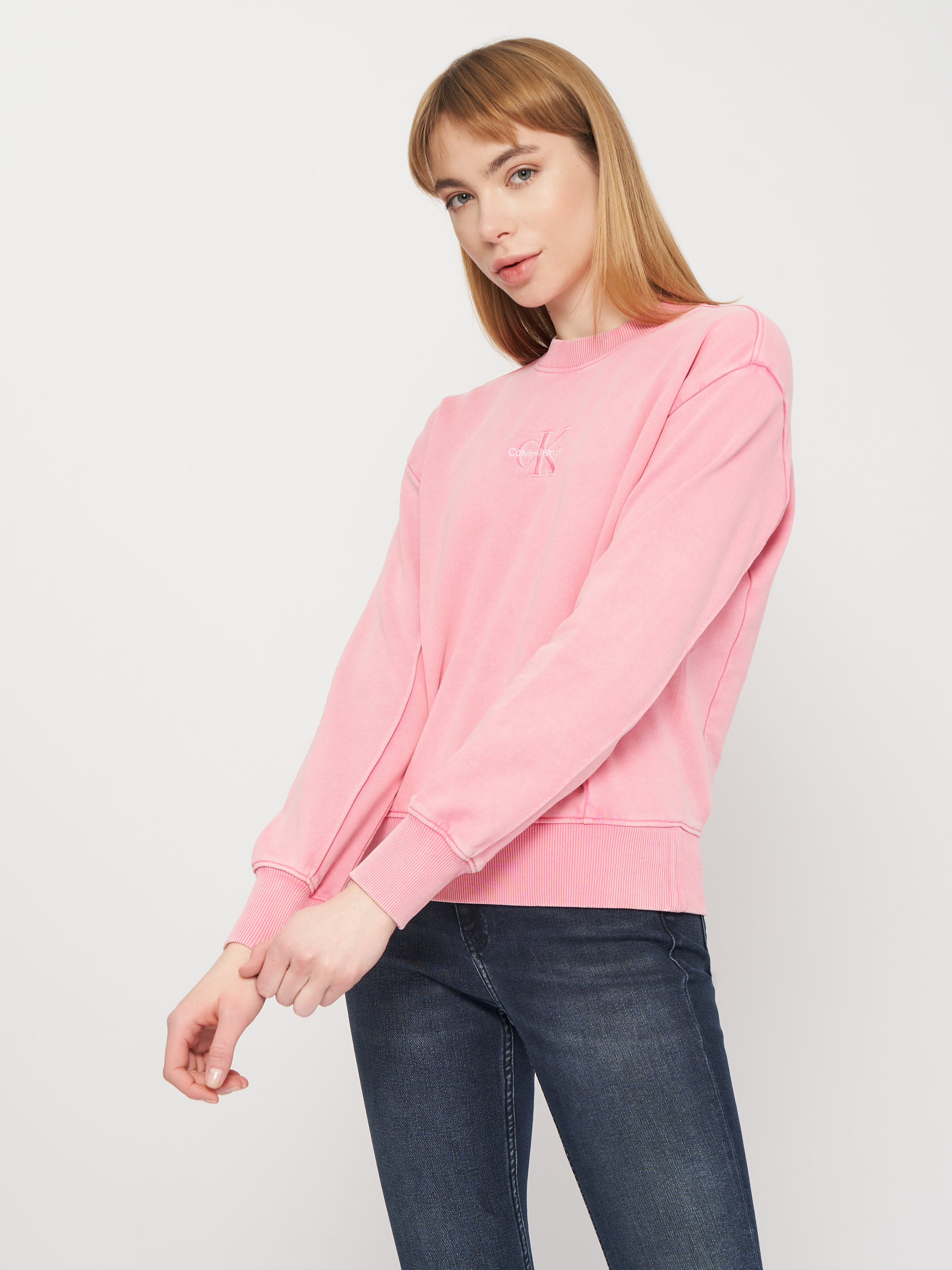 

Свитшот Calvin Klein Jeans Monogram Logo Washed Crew Neck J20J218462-THI  Lipstick Pink/Bright White, Свитшот Calvin Klein Jeans Monogram Logo Washed Crew Neck J20J218462-THI XS Lipstick Pink/Bright White