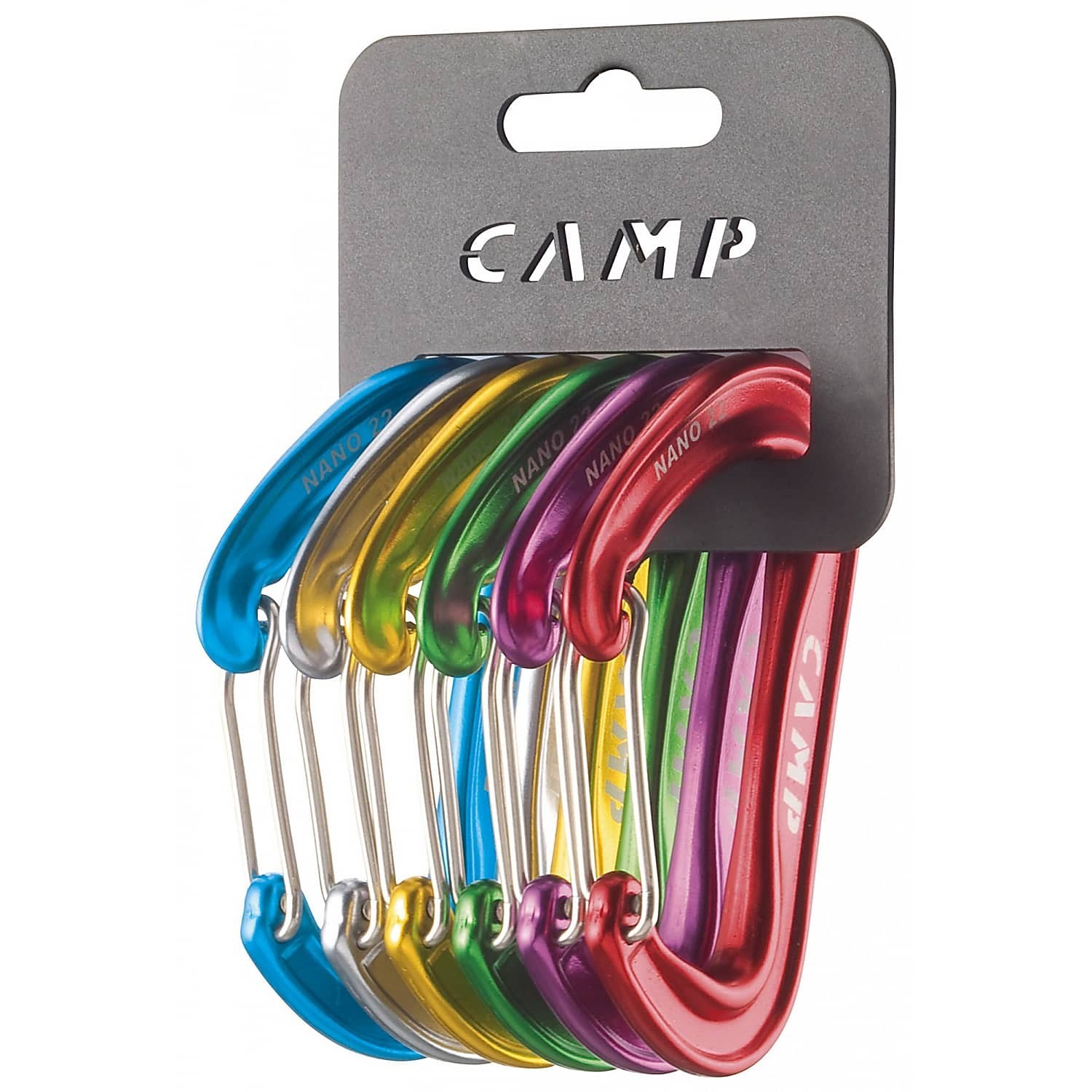 

Карабины Camp NANO 22 RACK PACK 6шт.