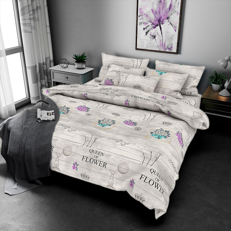 

Комплект постельного белья Krispol двуспальный ЕВРО GOLD LUX 200х220 (422.157823)