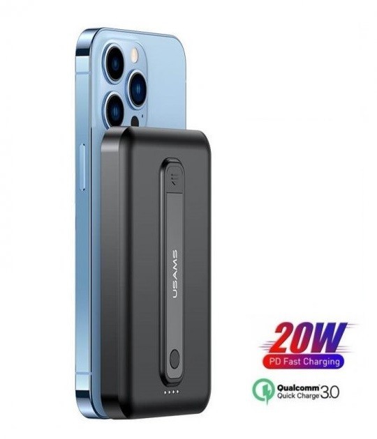 

Павербанк Usams Fast Charging 10000mAh 20W/3A black