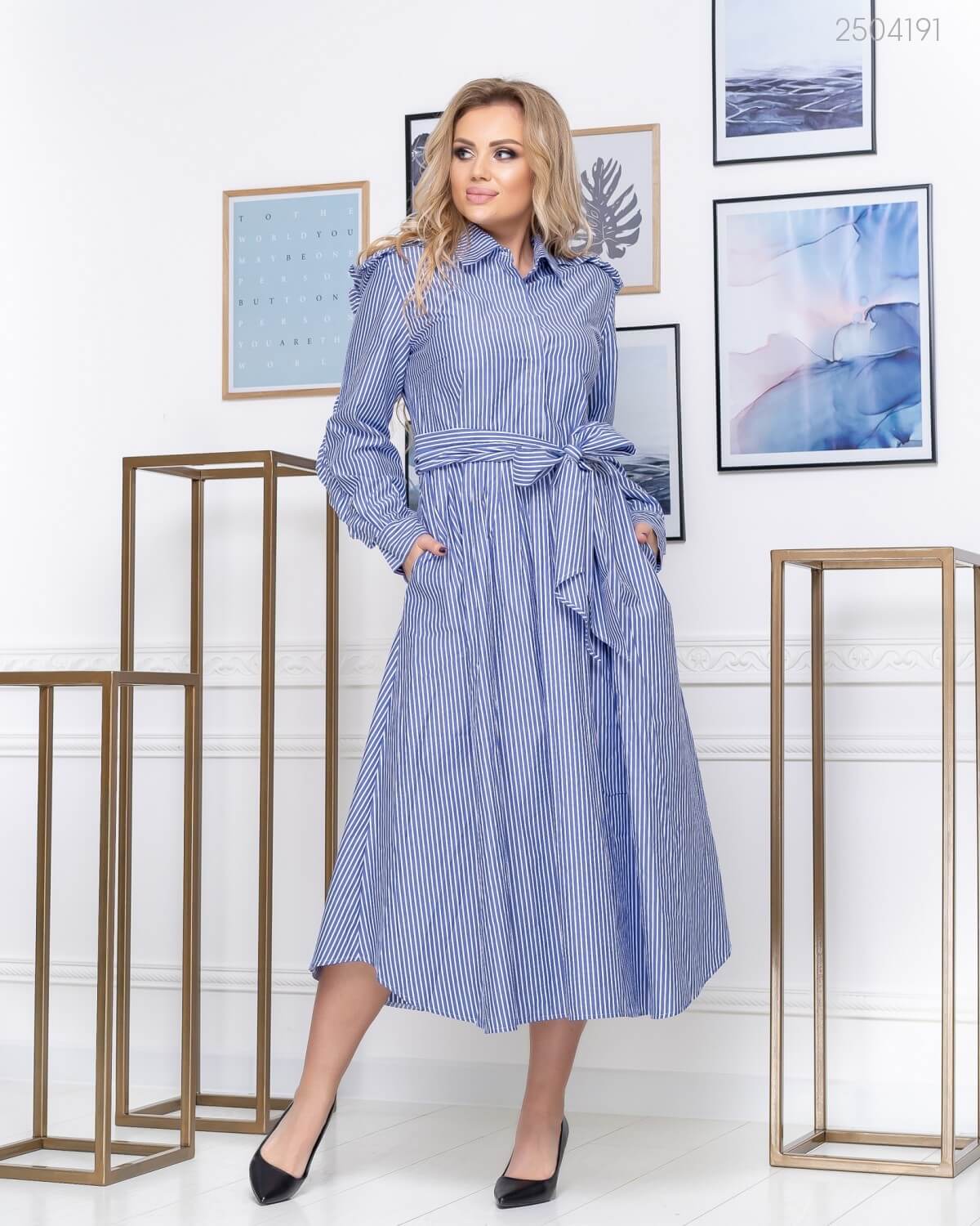 

Платье PEONY Пьяченца 52 синий