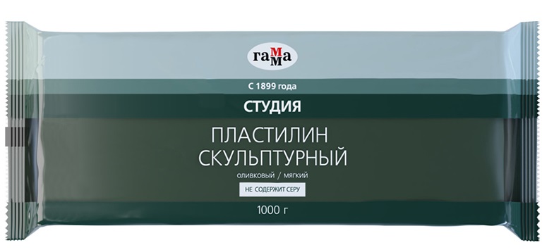 

Скульптурный пластилин Гамма Студия мягкий Оливковый 1000 г (2.80.Е100.004)