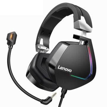 

Игровые наушники Lenovo H402, USB 7.1, объемный звук, глубокие басы, RGB, Colorful, легкая гарнитура с микрофоном для ПК, ноутбука, геймера
