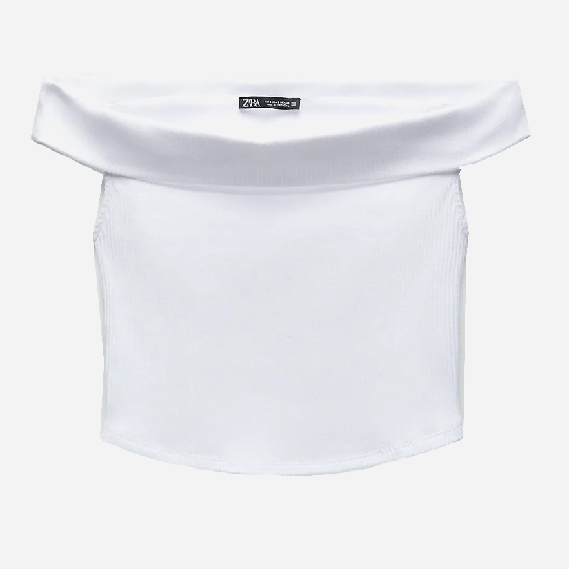 

Топ Zara 0085-135-250  Белый, Топ Zara 0085-135-250 M Белый