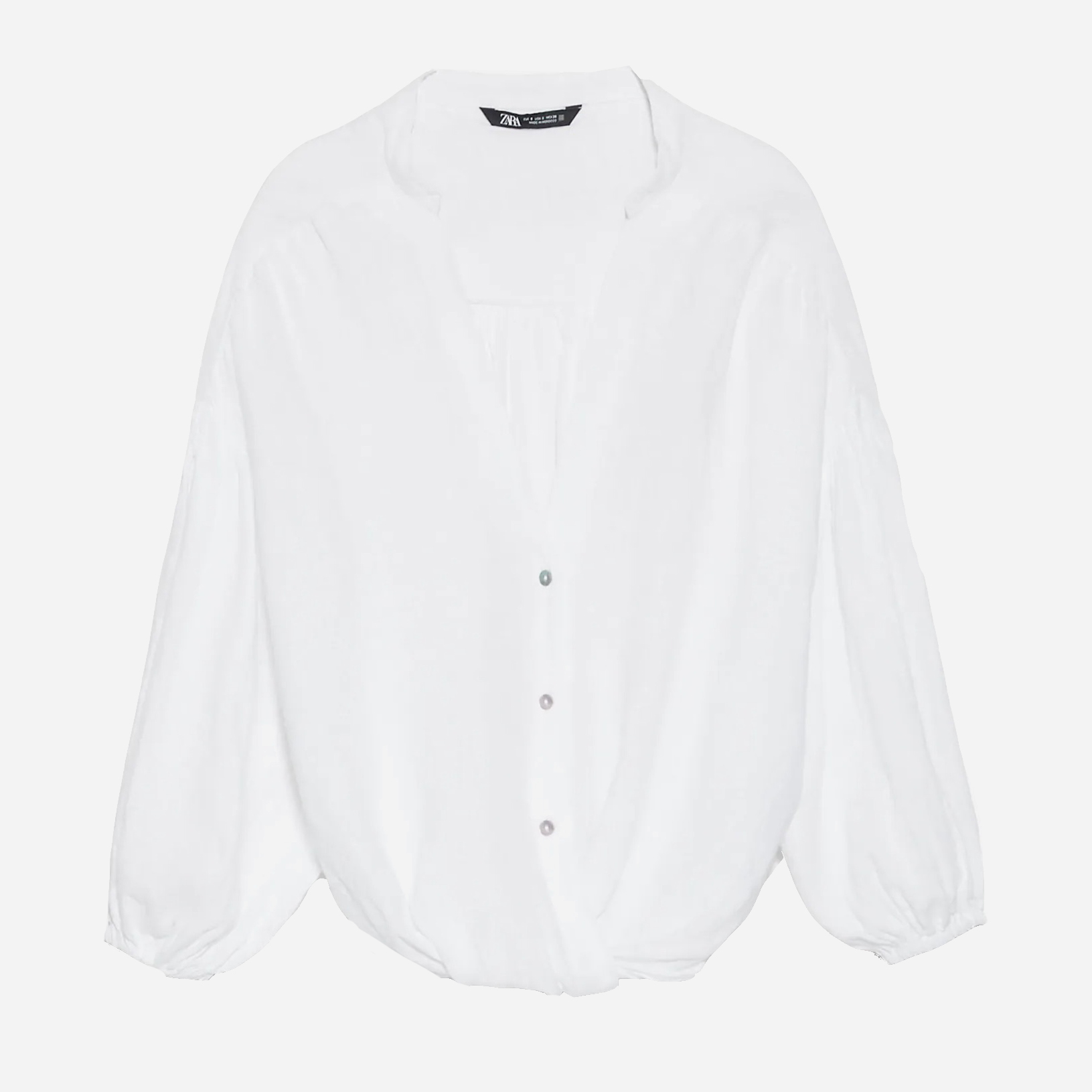 

Блузка Zara 2752-270-250  Белая, Блузка Zara 2752-270-250 S Белая