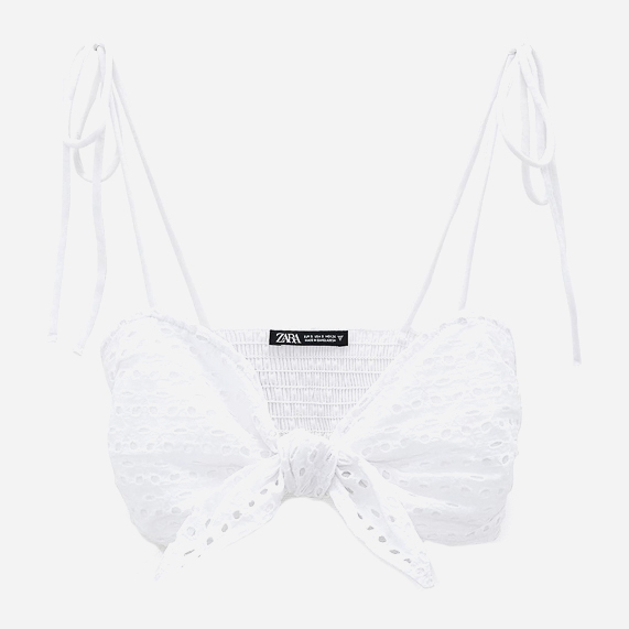 

Топ Zara 4174-331-250  Белый, Топ Zara 4174-331-250 M Белый