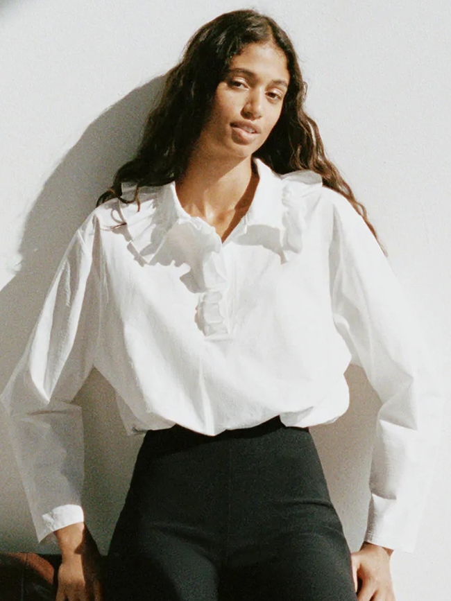 

Блузка Zara 5580-705-250  Белая, Блузка Zara 5580-705-250 S Белая