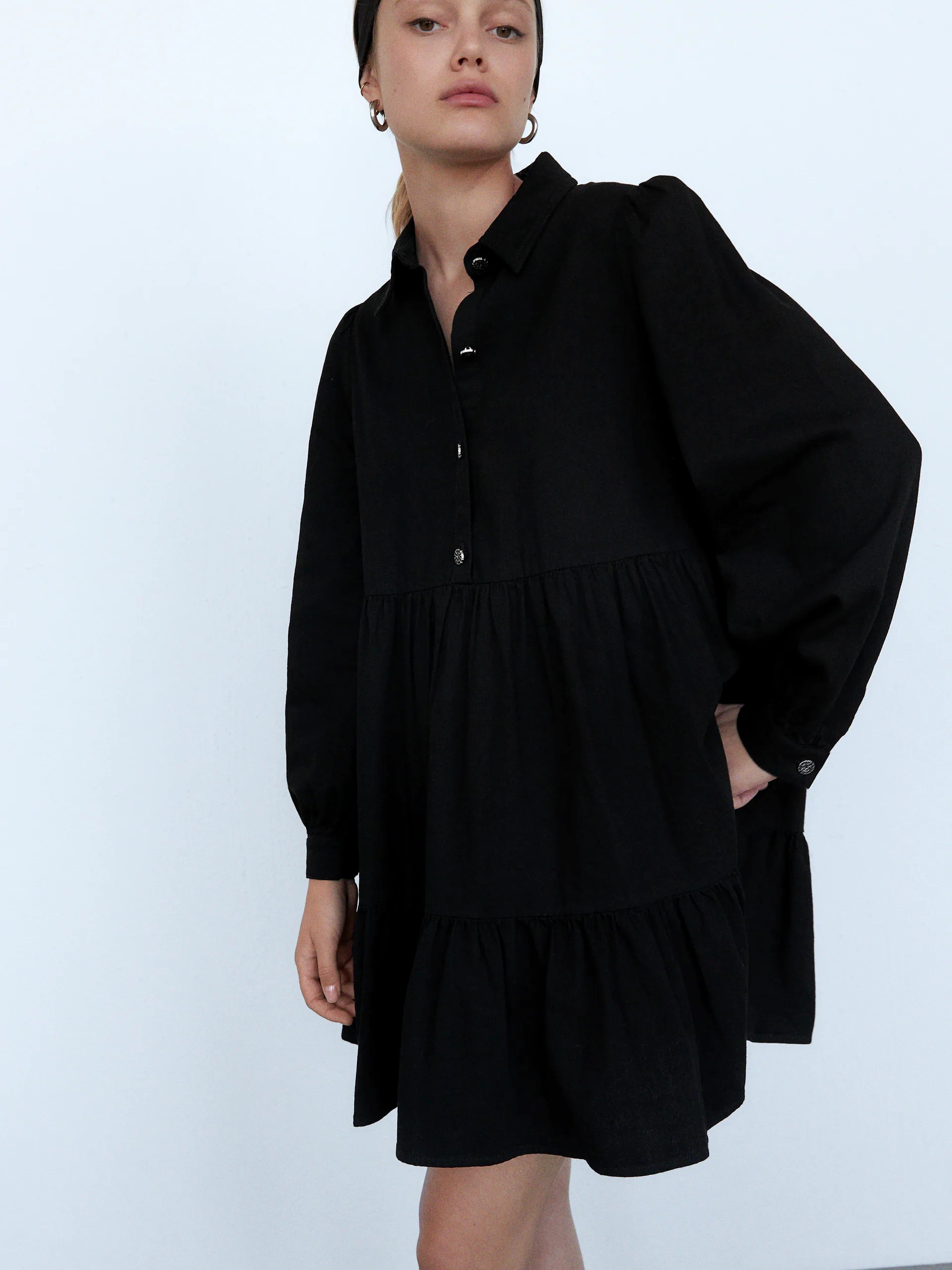 

Платье Zara 7484-165-800  Черное, Платье Zara 7484-165-800 L Черное