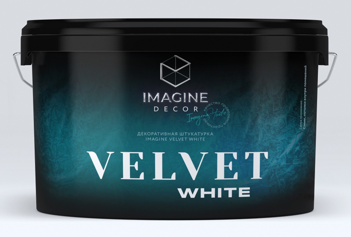 

Перламутровая фактурная штукатурка Imagine Decor "Velvet White" 10 кг