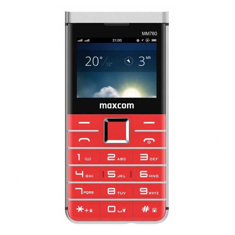 

Мобильный телефон Maxcom MM760 Red