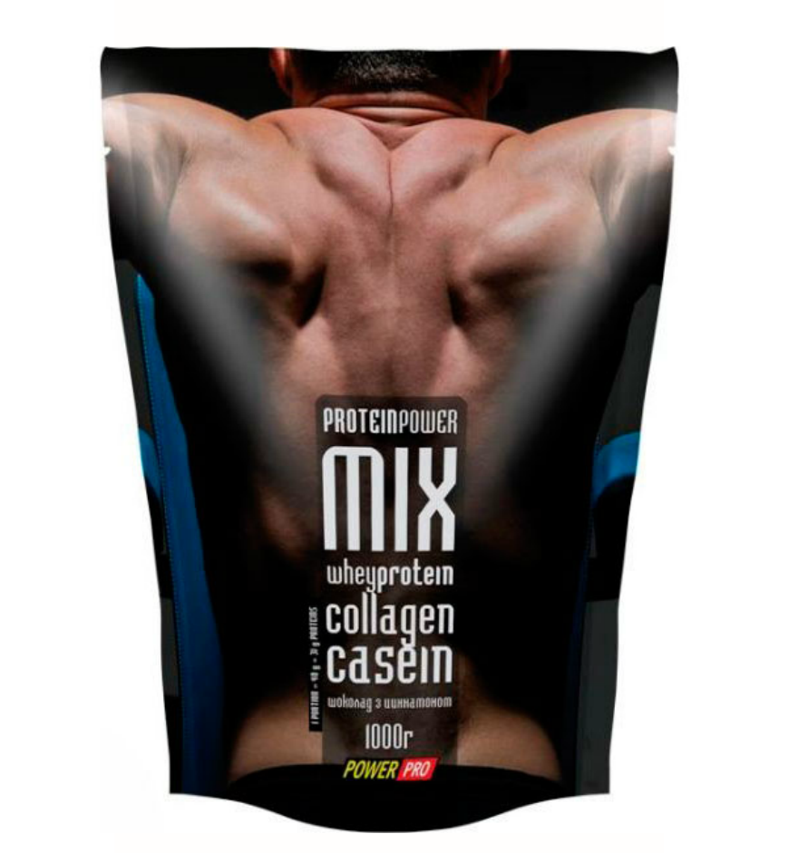 

Протеин Power Pro Protein MIX 1 кг (з колагеном)