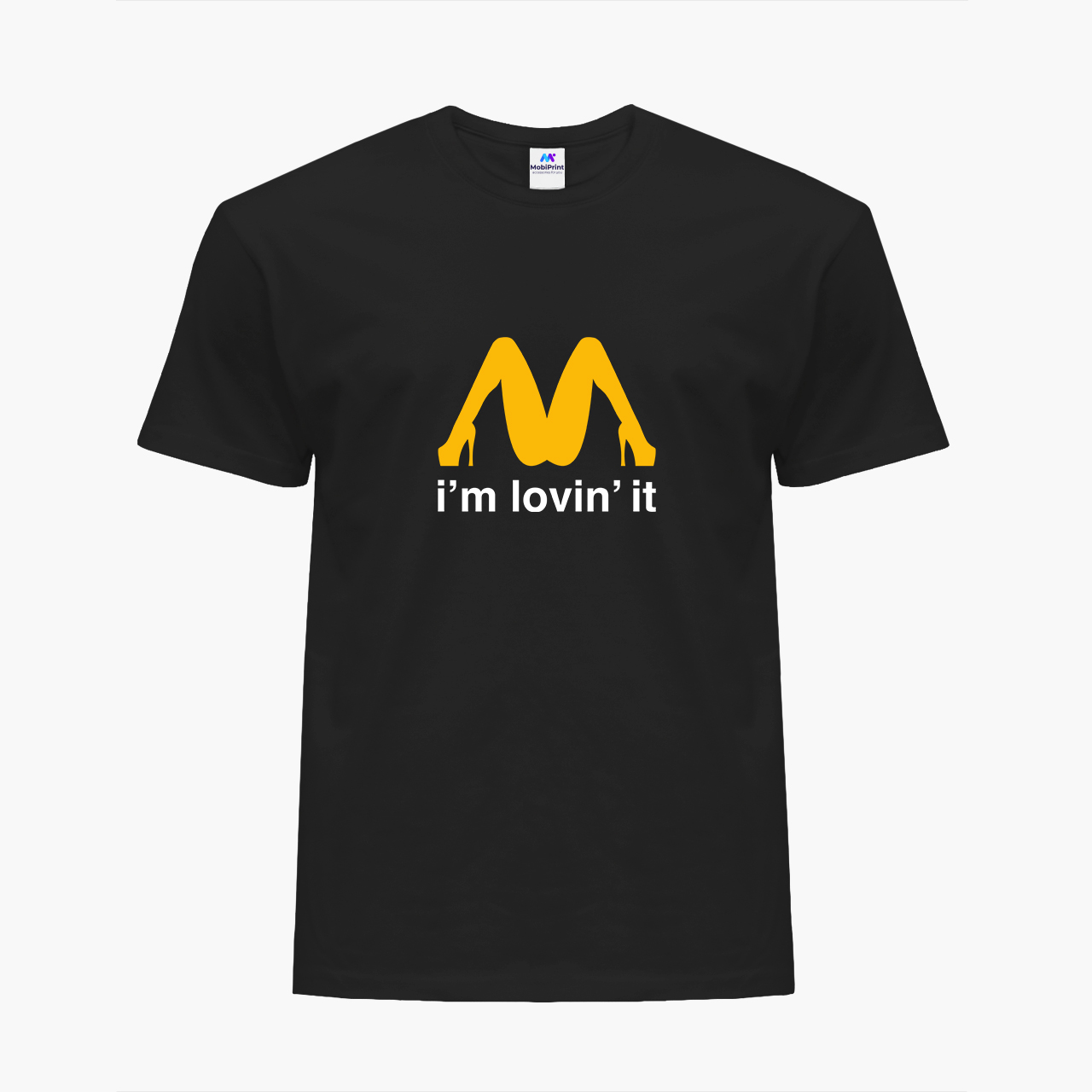 

Футболка мужская Вот что я люблю («I'm Lovin' It») (9223-2013-5) XXL Черная