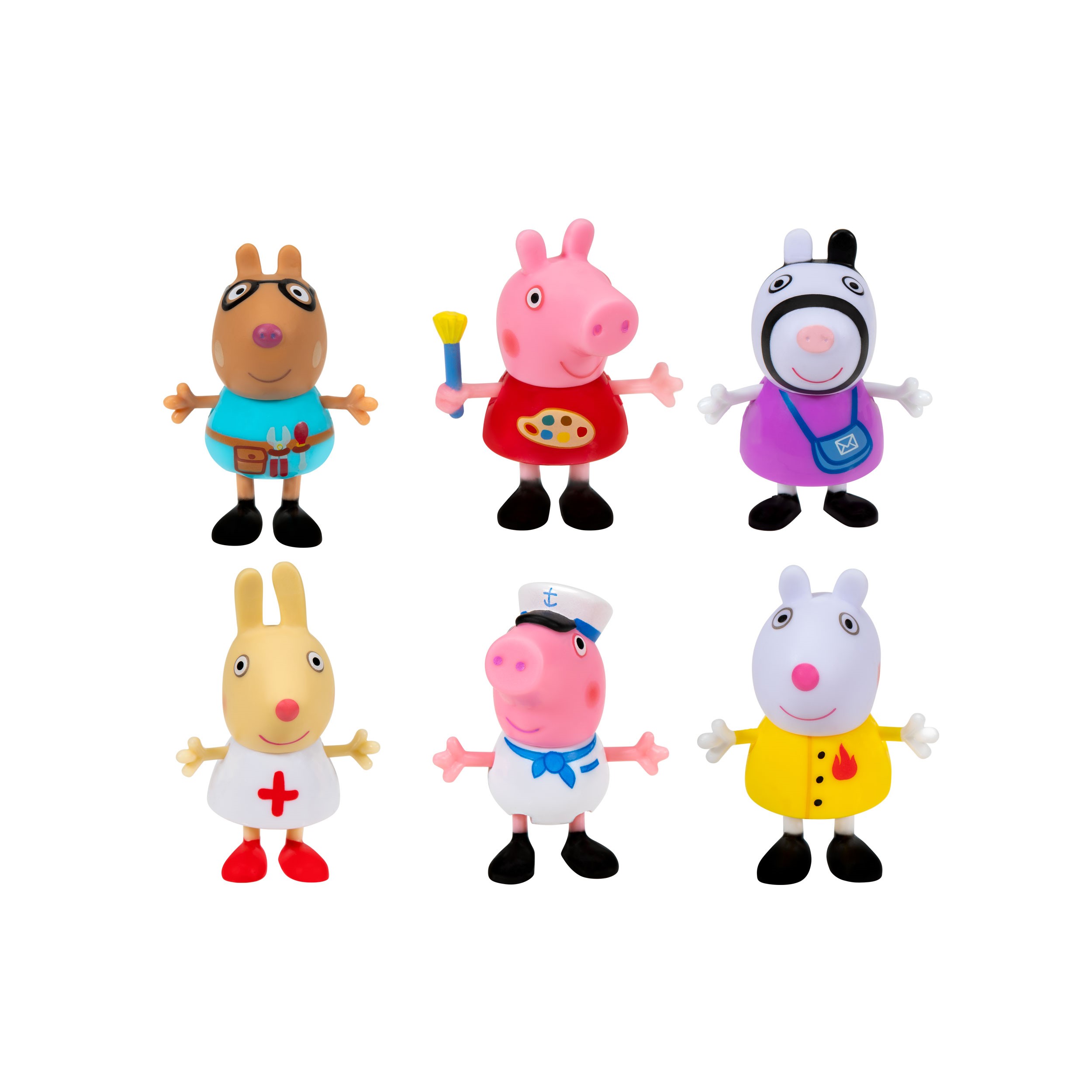 

Набор фигурок друзья свинки Пеппы 6 фигурок Peppa Pig What I Want to Be (PEP0430)