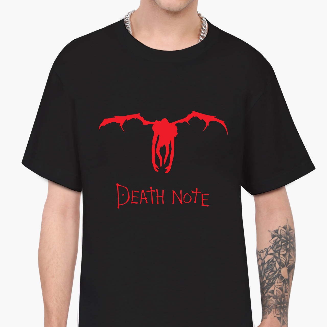 

Футболка мужская Тетрадь смерти Рюк (Death Note Ryuk) (9223-2654-5) XXL Черная