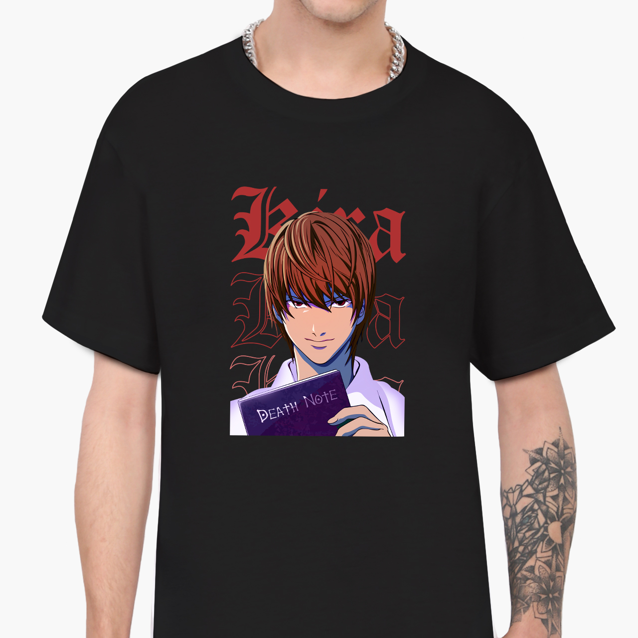 

Футболка мужская Тетрадь смерти Кира (Death Note Kira) (9223-2823-1)  Черная, Футболка мужская Тетрадь смерти Кира (Death Note Kira) (9223-2823-1) S Черная