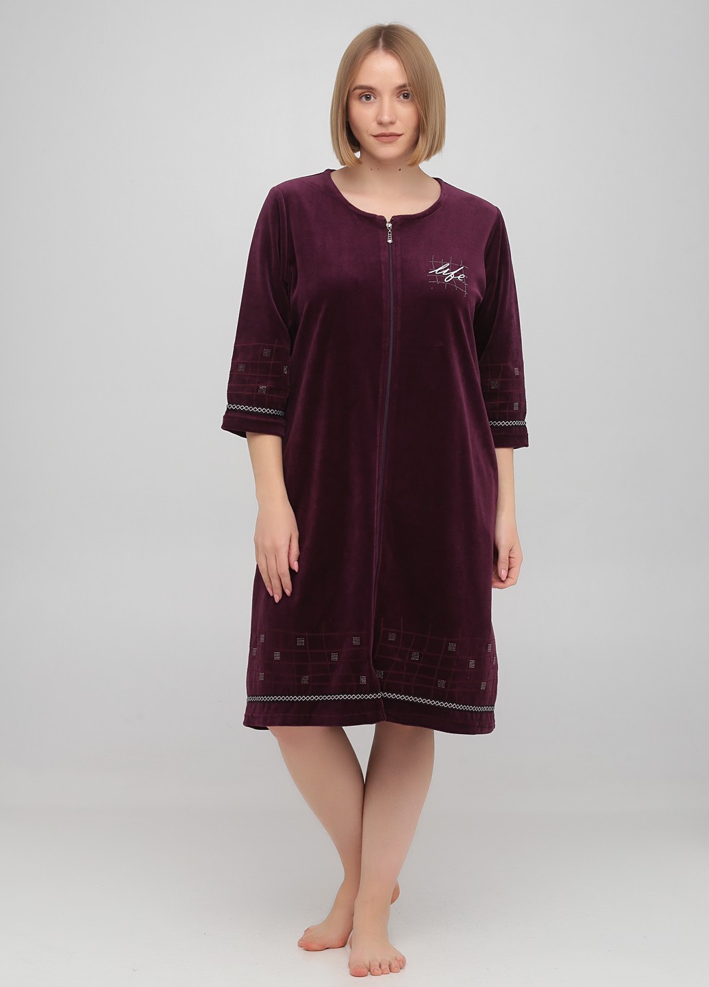 

Халат Wild Love  фиолетовый 21193, Халат Wild Love XL фиолетовый 21193