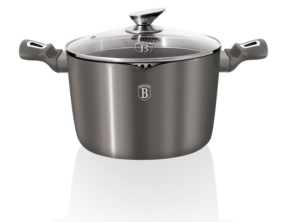 

Кастрюля 3,5 л Berlinger Haus Metallic Line Carbon Edition BH-1532N