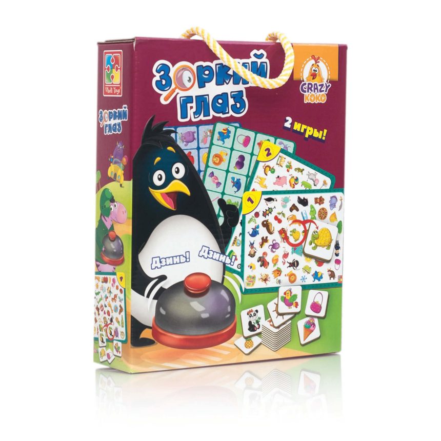 

Игра настольная Vladi Toys Зоркий глаз Со звонком (VT8010-03)