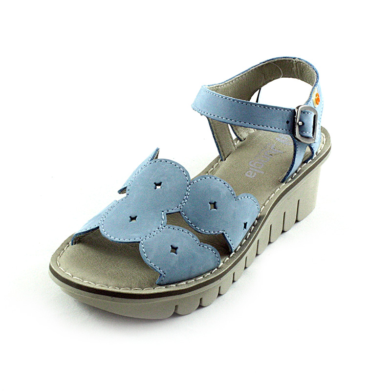 

Босоножки женские Jungla Nubuck Cielo Piedra OCA 40 голубые