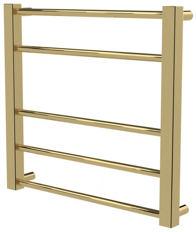 

Золотая сушилка для полотенец Sonnet 5 лесенка 450x480, gold