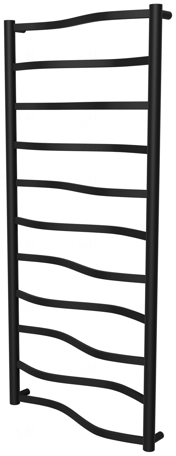 

Сушка для полотенец Lagoon 11 черная RAL9005 лесенка 1150x532, black