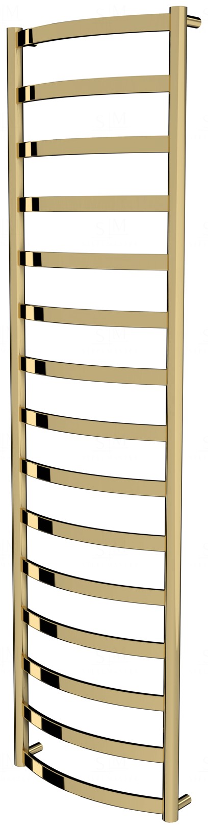 

Сушилка для полотенец Maxima 15 золото лесенка 1550x432, gold