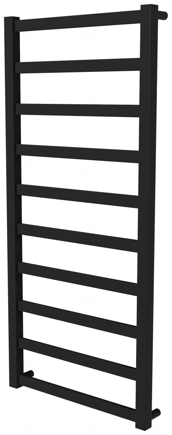 

Полотенцесушитель Extra 10 черная RAL9005 лесенка 1050x480, black