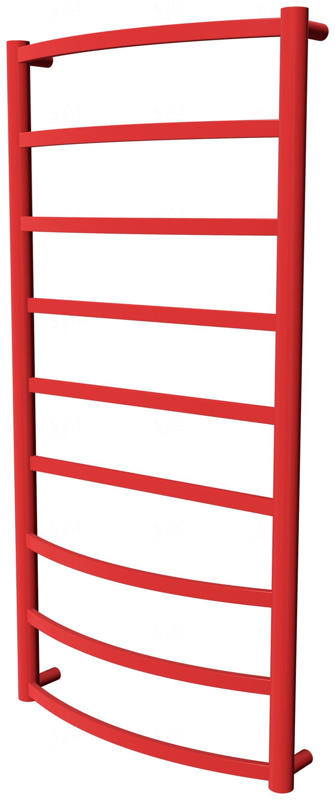 

Сушилка для полотенец Elite 9 красная RAL3020 лесенка 950x482, red